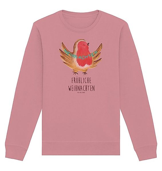 Mr. & Mrs. Panda Longpullover Rotkehlchen Weihnachten Größe M - Canyon Pink günstig online kaufen