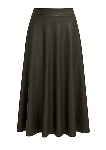 Mississhop Lederimitatrock Damen A-Linien langer Rock aus Kunstleder M.404 günstig online kaufen