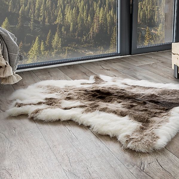 Andiamo Fellteppich Rentierfell, fellförmig, Höhe: 60 mm, Rentier-Kunstfell günstig online kaufen