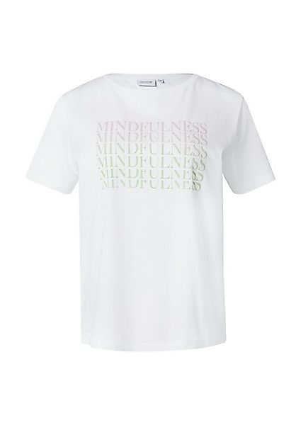 comma casual identity Langarmshirt Semitransparentes Longsleeve mit Logosti günstig online kaufen