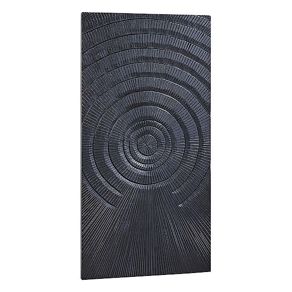 Kobolo Wandbild Wanddeko Holzbild SURAT MDF Holz schwarz günstig online kaufen