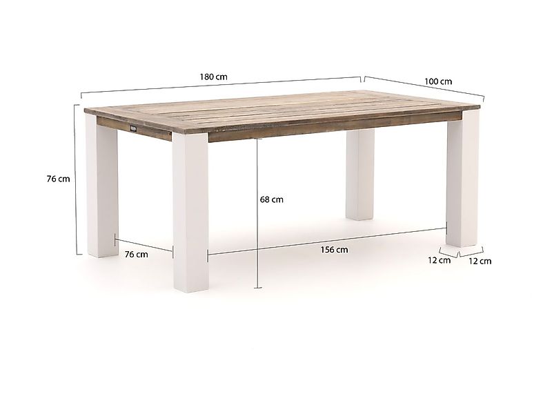 ROUGH-X Gartentisch 180x100x76 cm günstig online kaufen
