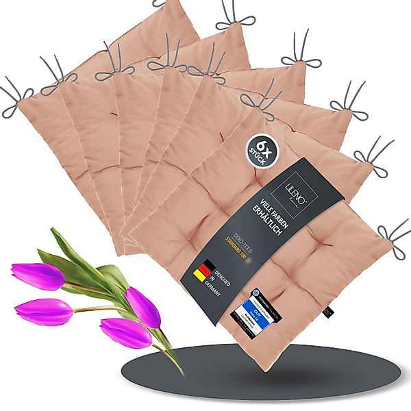 LILENO HOME Stuhlkissen Sitzkissen für Gartenstuhl, günstig online kaufen