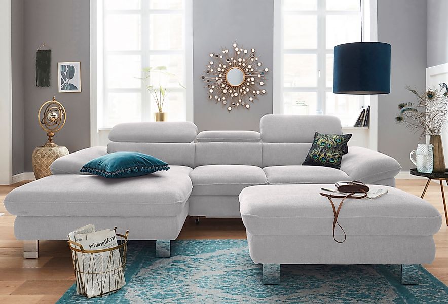 COTTA Polstergarnitur »Driver L-Form« Set, 2 Stk. tlg. Set bestehend aus: E günstig online kaufen