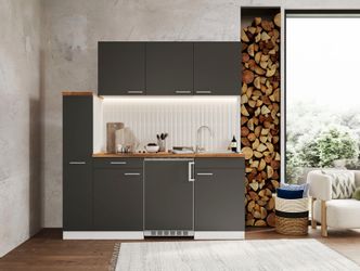 RESPEKTA Küche Luis, mit Glaskeramikkochfeld, wahlweise günstig online kaufen