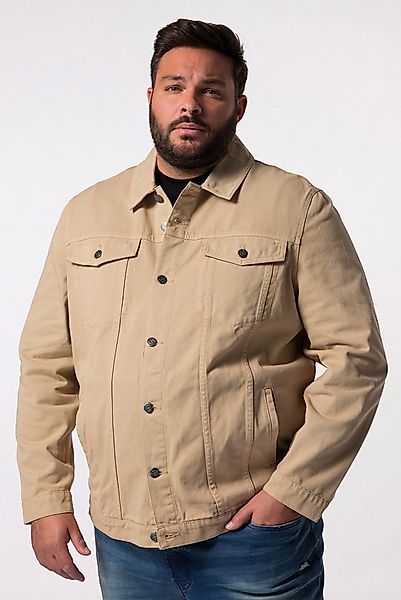 Men Plus Funktionsjacke Jeansjacke Colordenim Brusttaschen günstig online kaufen