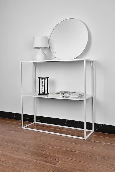 MIRRORS AND MORE Konsolentisch »Alexis«, modernes Metallregal günstig online kaufen