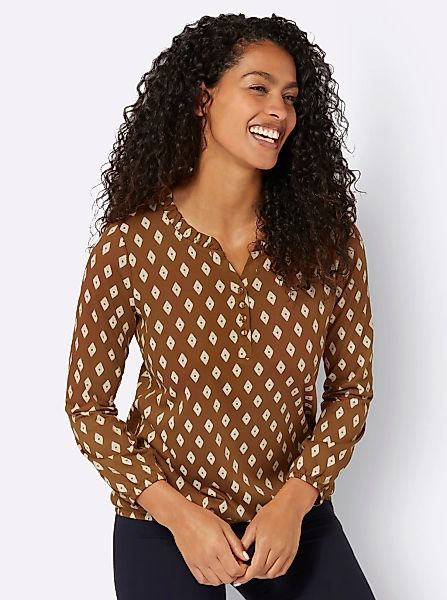 Inspirationen Langarmshirt "Druck-Shirt", (1 tlg.) günstig online kaufen