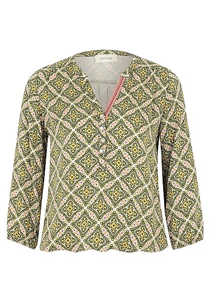 Cartoon Schlupfbluse "Cartoon Damen Casual-Bluse mit Muster" günstig online kaufen