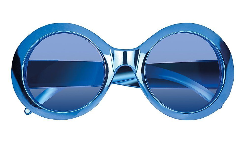 Boland Verkleidungsmaske Brille 'Jackie Shine', Partybrille - Blau günstig online kaufen