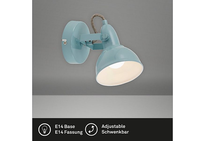Briloner Leuchten Deckenleuchte Deckenlampe Wandlampe Innen Wohnzimmer E14, günstig online kaufen