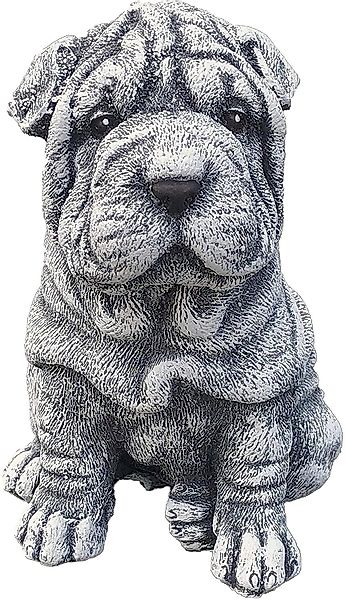 Stone and Style Gartenfigur Steinfigur Shar-Pei günstig online kaufen