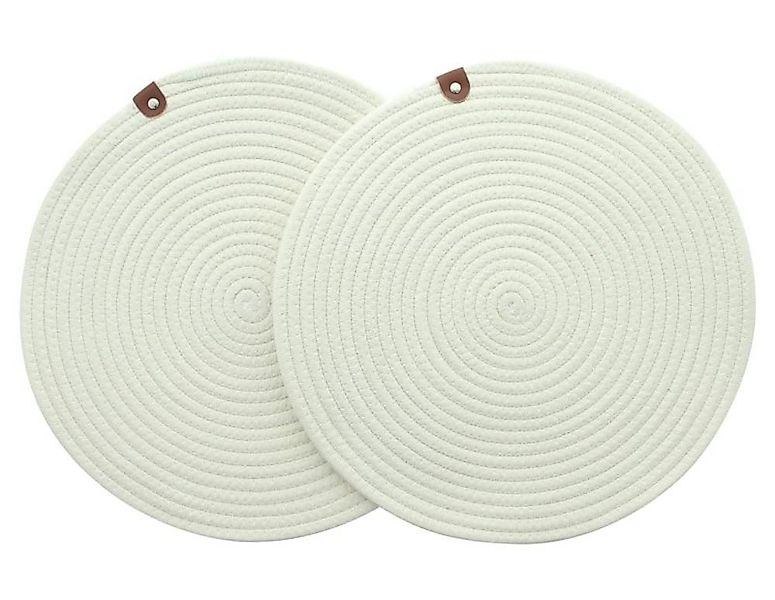 Home-trends24.de Platzset Platzmatte weiß Platzdeckchen Tischset günstig online kaufen