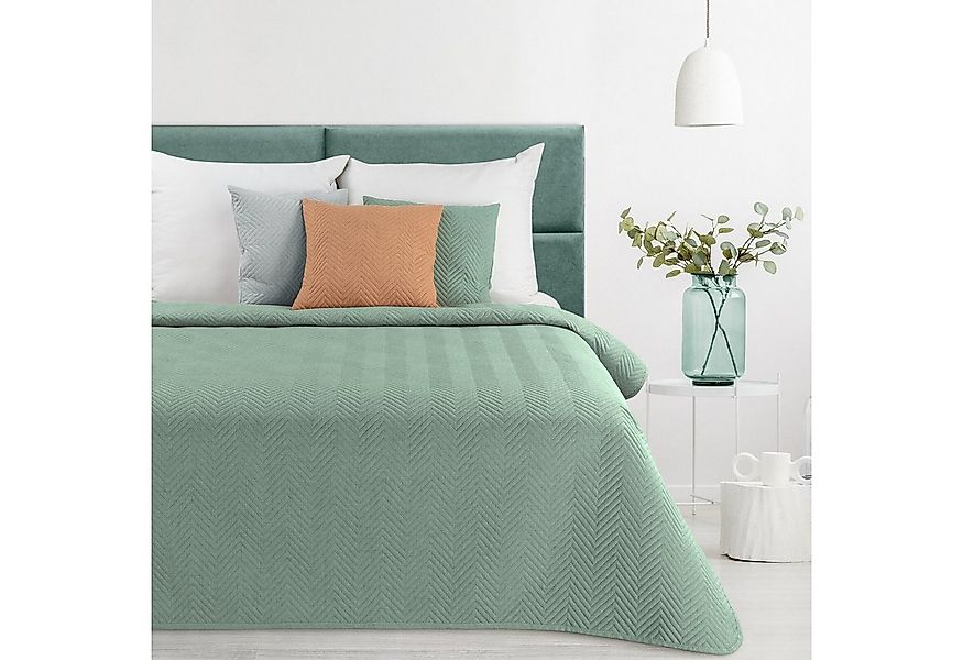 Eurofirany Bettüberwurf Steppdecke, Zweiseitiger Überwurf Tagesdecke 200x22 günstig online kaufen