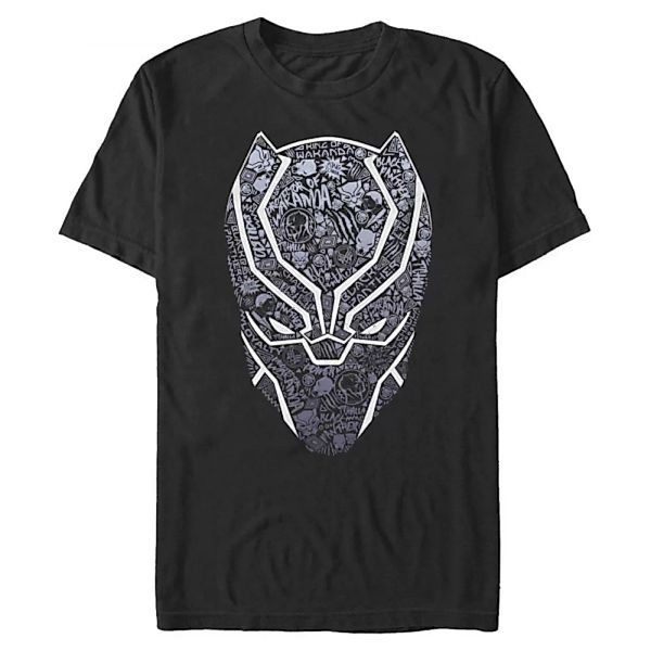 Marvel - Avengers - Black Panther Panther Icon Fill - Männer T-Shirt günstig online kaufen