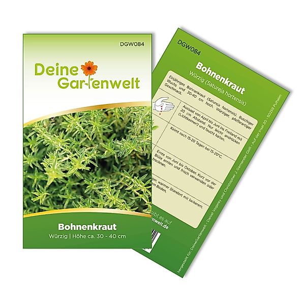 Deine Gartenwelt Bohnenkraut Samen günstig online kaufen