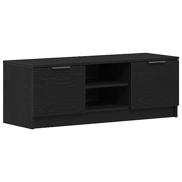 vidaXL TV-Schrank Schwarz 102 x 35 x 36,5 cm Holzwerkstoff 862747 günstig online kaufen