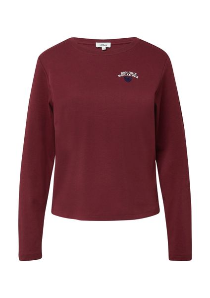 s.Oliver Langarmshirt T-Shirt Verkürztes Longsleeve mit günstig online kaufen