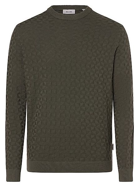 ONLY & SONS Rundhalspullover ONSKALLE REG 12 STRUC CREW KNIT NOOS günstig online kaufen