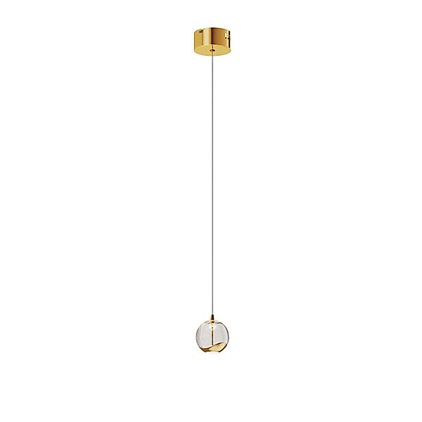 Lucande LED Pendelleuchte Hayley 9624366 Modern in Transparent aus Glas 1-f günstig online kaufen