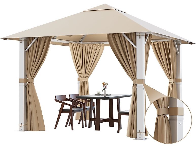 HOMALL Pavillon Gazebo Zelt 3*3/3*4 wetterfestes günstig online kaufen