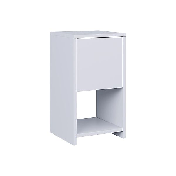 Vicco Nachttisch Evo Weiß 30 x 55 mit Schublade günstig online kaufen