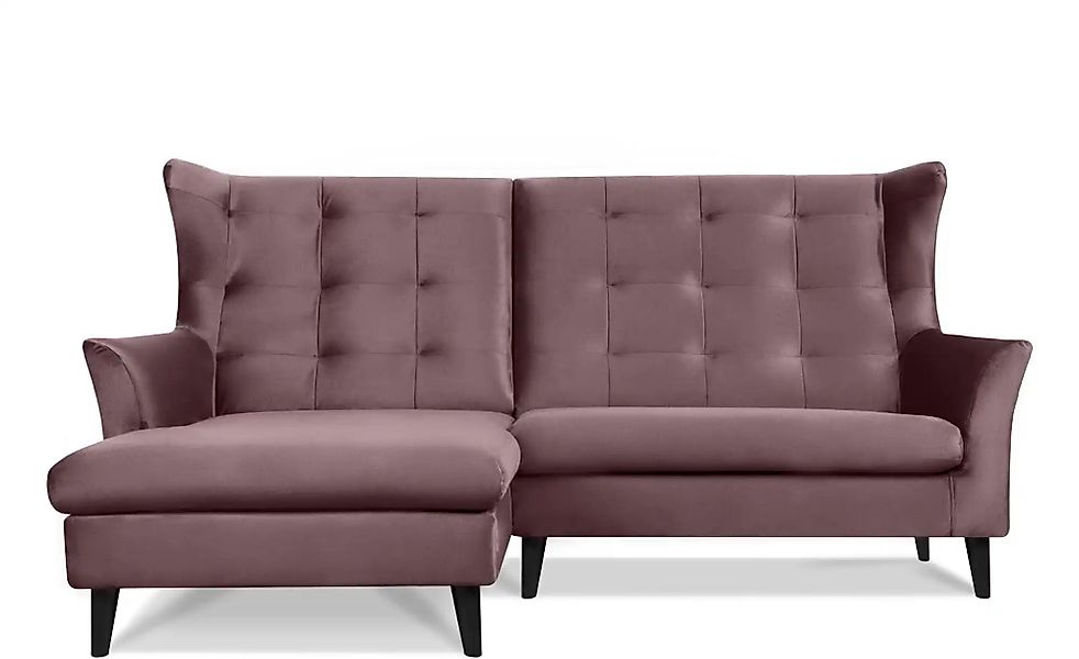 KONSIMO Ecksofa   ¦ rosa/pink ¦ Maße (cm): B: 225 H: 105 Polstermöbel > Sof günstig online kaufen
