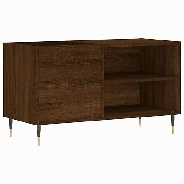 vidaXL Beistellschrank Plattenschrank Braun Eichen-Optik 85x38x48 cm Holzwe günstig online kaufen