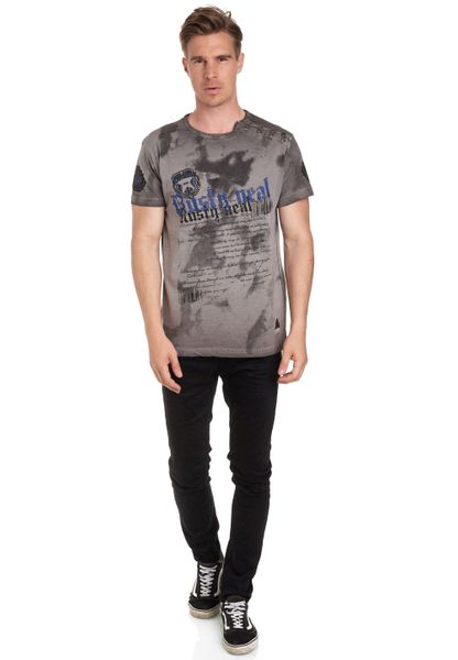 Rusty Neal T-Shirt in tollem Batik-Design günstig online kaufen