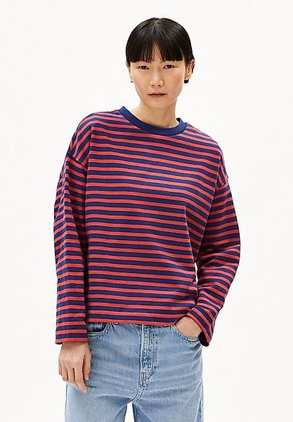 Armedangels Sweatshirt FRANKAA MAARLEN STRIPE Damen (Oversized Fit) Bio-Bau günstig online kaufen