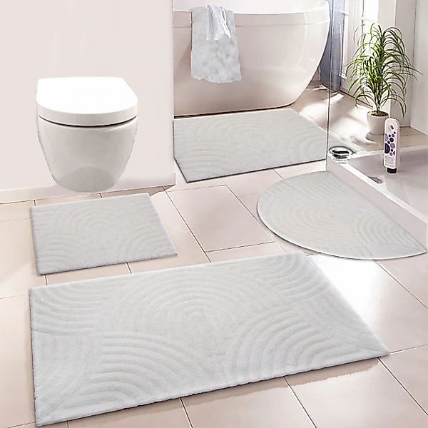 my home Badematte »Juna, Badvorleger, Badezimmer Teppich, Zen, Scandi, Boho günstig online kaufen