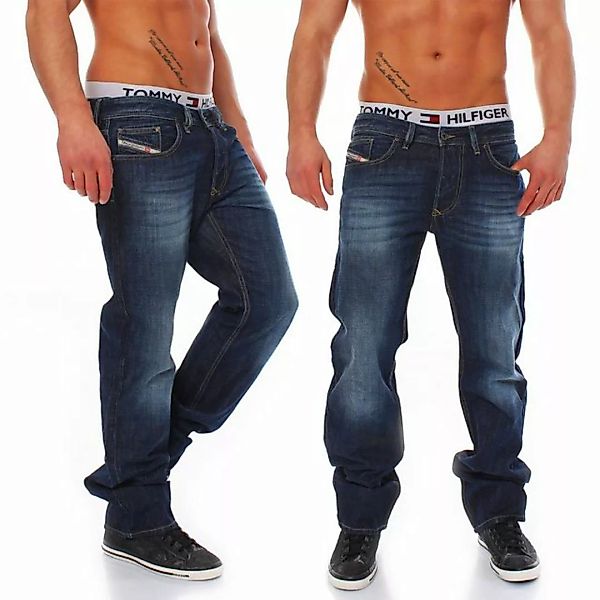 Diesel Gerade Jeans Diesel Herren Jeans Larkee 0074W Dezenter Used-Look, W2 günstig online kaufen