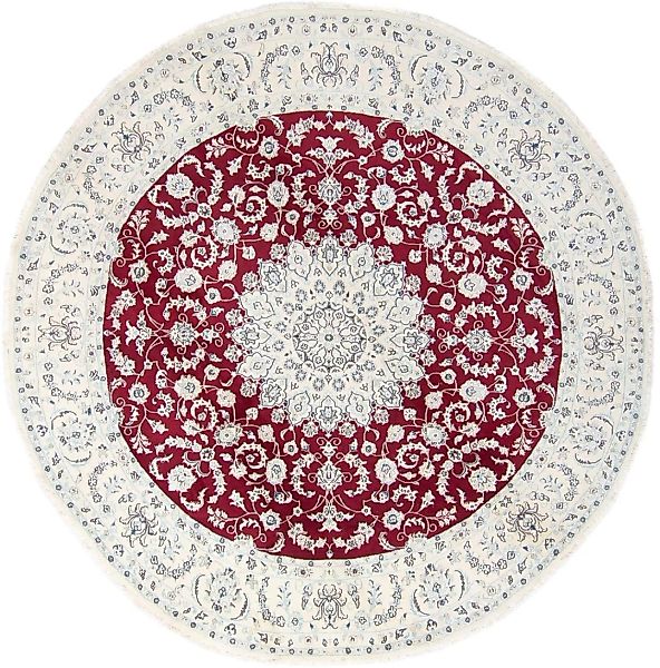morgenland Wollteppich »Nain Medaillon Rosso scuro 341 x 248 cm«, rechtecki günstig online kaufen