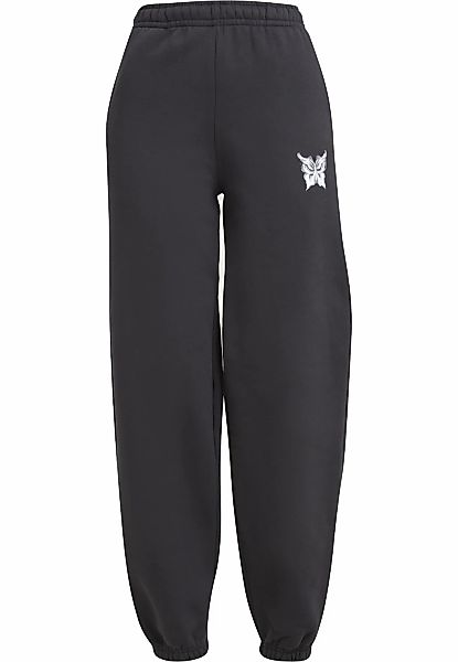 Miss Tee Jogginghose "Miss Tee Karma Butterfly Ladies Fluffy Sweatpants" günstig online kaufen