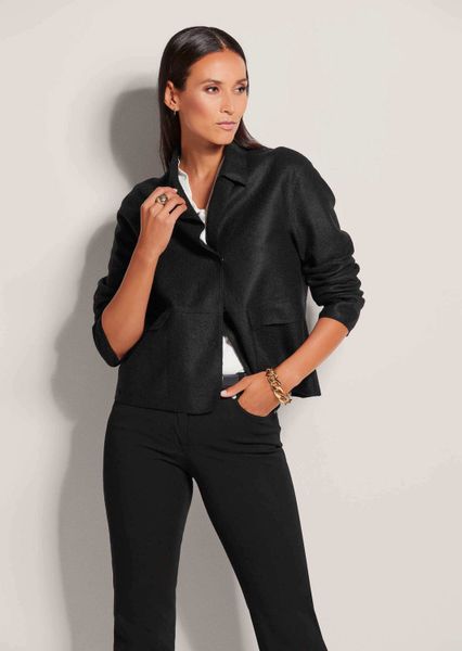 MADELEINE Kurzblazer Wollblazer mit Klappkragen und günstig online kaufen