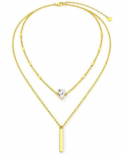 BS Schmuckdesign Statementkette Halskette Damen Layerkette mehrreihig Kette günstig online kaufen