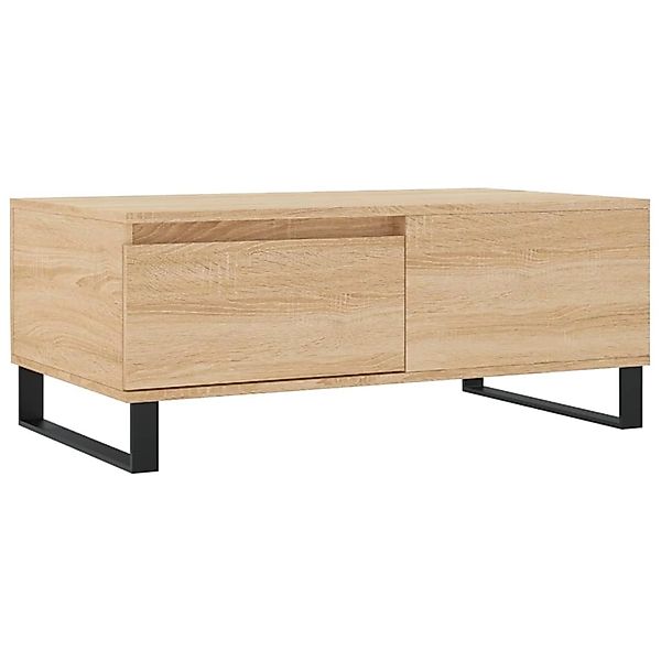 vidaXL Couchtisch Sonoma-Eiche 90x50x36,5 cm Holzwerkstoff 830815 günstig online kaufen