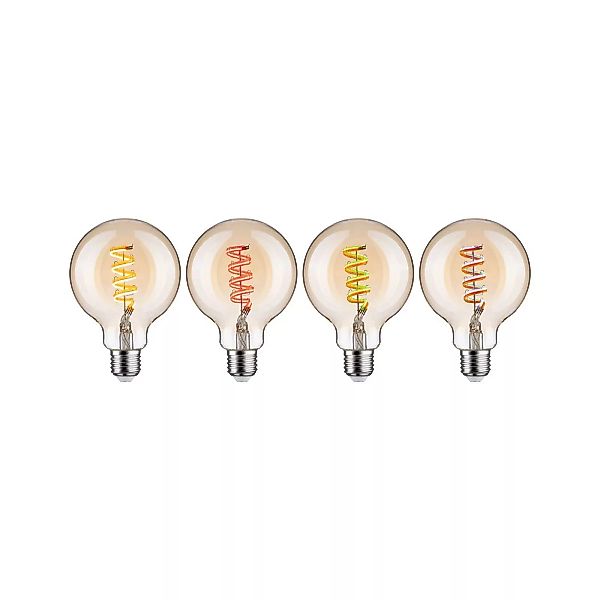 Paulmann LED-Leuchtmittel »Smart Filament G95 470lm 2200K-6500K gold 230V«, günstig online kaufen