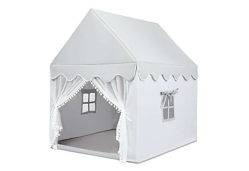 COSTWAY Spielzelt Kinder, mit Baumwolldecke, Fenster 120x105x140cm günstig online kaufen