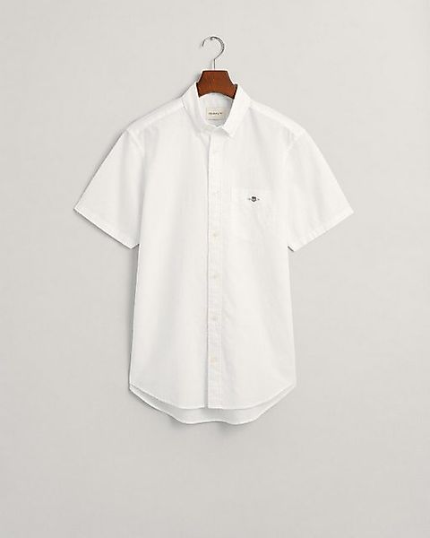 Gant Blusenshirt REG COTTON LINEN SS SHIRT, WHITE günstig online kaufen