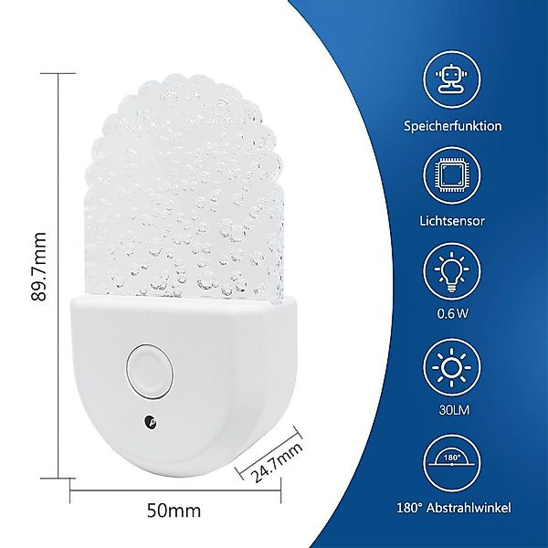 MUPOO LED Steckdosenleuchte RGB Plug in günstig online kaufen