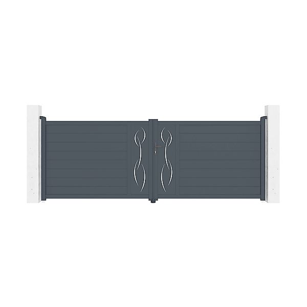 Casanoov Flügeltor Elektrisch 4M Life H 140Cm & Drehtorantrieb Ranger B150 günstig online kaufen