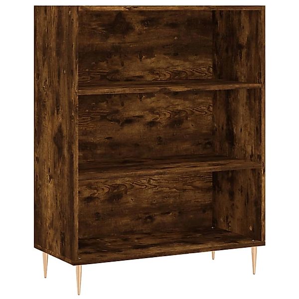 vidaXL Bücherregal Bücherregal Räuchereiche 69,5x32,5x90 cm günstig online kaufen