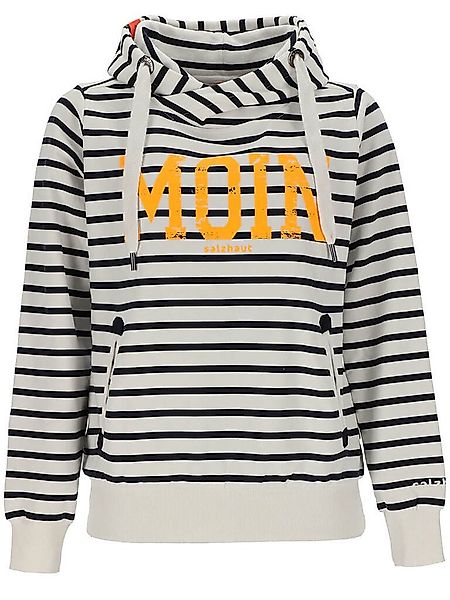 salzhaut Kapuzenpullover Damen Hoodie Sünn mit Moin-Print - Modischer Pullo günstig online kaufen