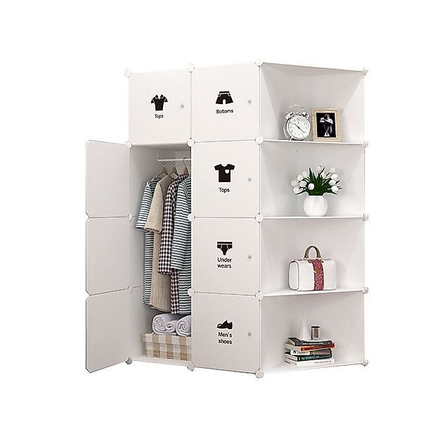 GarveeMore Kleiderschrank Mit Platz zum Aufhängen,DIY Kombischrank,modulare günstig online kaufen
