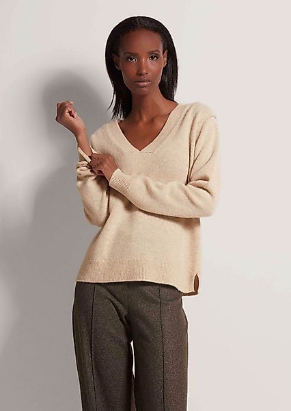 MADELEINE Strickpullover Kurzer V-Pullover mit Good günstig online kaufen