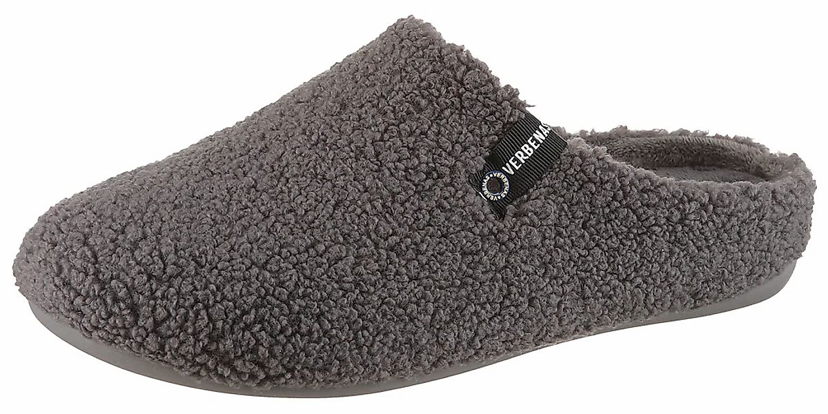 VERBENAS Pantoffel, Homeslipper, Wohlfühlschuh, Hausschuh mit Label günstig online kaufen
