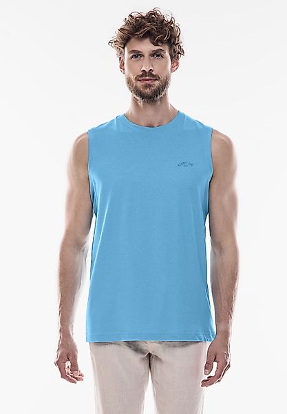 STREET ONE MEN Tanktop, aus Jersey in Unifarbe günstig online kaufen