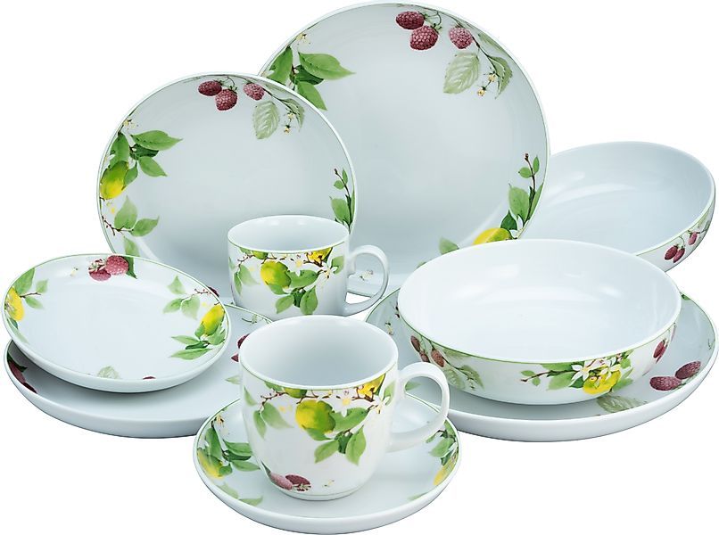 CreaTable Kombiservice »Geschirr-Set Royal Orchard«, (Set, 10 tlg., Kaffees günstig online kaufen