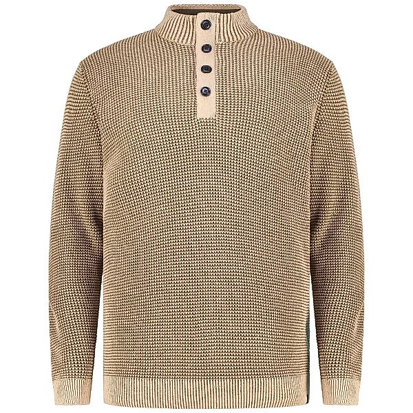Jack&Jones Pullover mit Troyerkragen Farbe braun Größe: 8XL günstig online kaufen